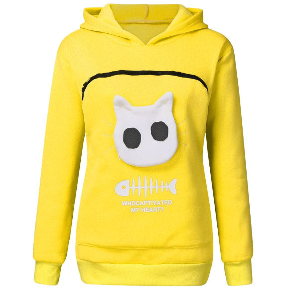 Cat Lovers Hoodie Cuddle Pouch Free Shipping Today